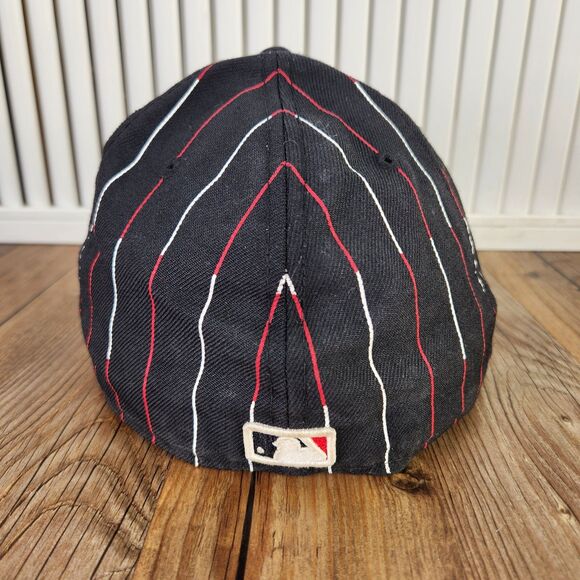 Minnesota Twins New Era Fits 59fifty 7 1/4" Hat Cap Black Red Pinstripe Wool MLB - Picture 5 of 10